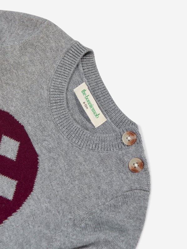 Introducing the luxurious Baby Sparrow Mushroom Knit Jumper in Grey by the bonnie mob, a chic addition for AW2024. Here's why it's essential:‚ Sophisticated Style: Elegant mushroom motif in a sleek grey palette ensures your child is the epitome of style.‚ Premium Comfort: Crafted from the finest materials to cradle your child in unmatched softness.‚ Versatile Design: Perfect for any gender, enhancing any outfit with its classic charm.Elevate your child‚ôs wardrobe with this exquisite piece. Order now &amp; elevate their style effortlessly!
