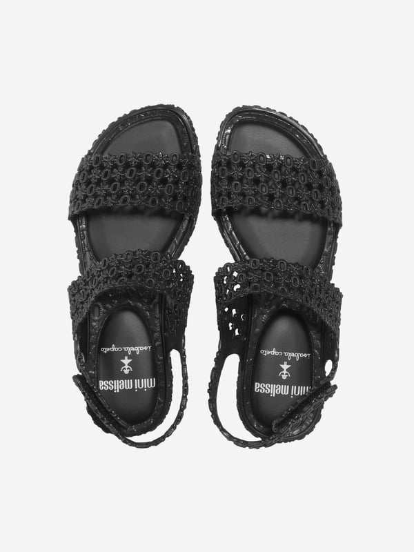 Mini melissa black sandals new arrivals