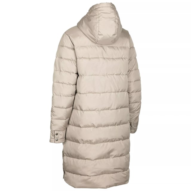 100% Polyester. Stof: Pongee. Voering: Zacht, tafzijde. Ontwerp: Logo, Quilted. Stoftechnologie: Duurzaam, Isolerend, Lichtgewicht. Halslijn: Kapitein. Mouwtype: Met lange mouwen. Gewatteerd, Ventilatieopeningen zijkant, Gestikte schotten. Kapkenmerken: Trekkoord, Gegroeid op de kap. Lengte: Lange lijn. Zakken: 2 Zijzakken. Sluiting: Ritssluiting voorkant, drukknoop, stormflap. XXS: 31 in. XS: 32 in. S: 34 in. M: 36 in. L: 38 in. XL: 40 in. XXL: 42 in. 3XL: 44 in.