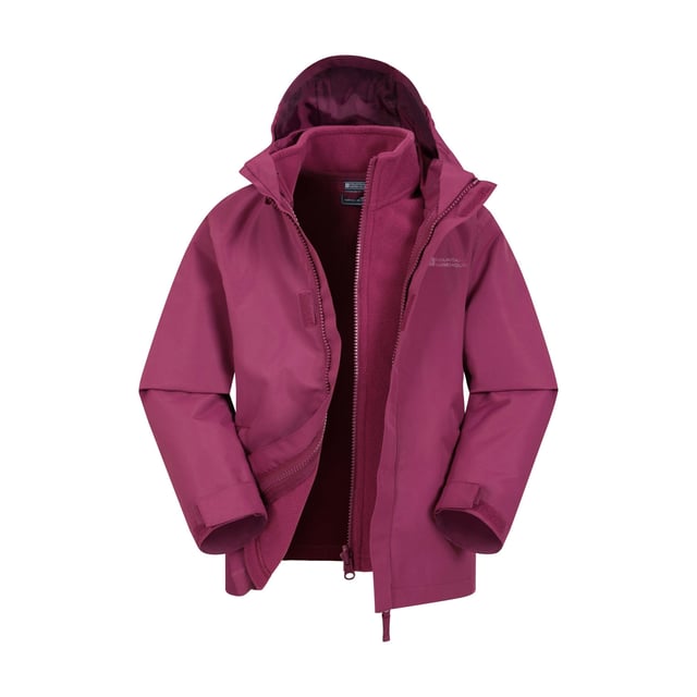 100% Polyester. Fabric: Fleece. Design: Logo, Plain. Fabric Technology: Durable, DWR Finish, Water Repellent, Water Resistant. Detachable Inner Jacket, Lined, Touch Fastening Storm Flap. Neckline: Hooded, Standing Collar. Cuff: Hook And Loop Strap. Sleeve-Type: Long-Sleeved. Hood Features: Packaway, Part Elasticated. Pockets: 2 Side Pockets. Fastening: Full Zip. 9-10 Years: 28.5 in. 5-6 Years: 24 in. 2-3 Years: 22 in. 13 Years: 33 in. 11-12 Years: 30.5 in. 7-8 Years: 26 in. 3-4 Years: 22.5 in.