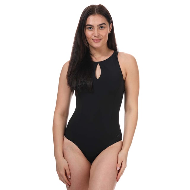 Women s Speedo Sculpture Vivashine Swimsuit in Black