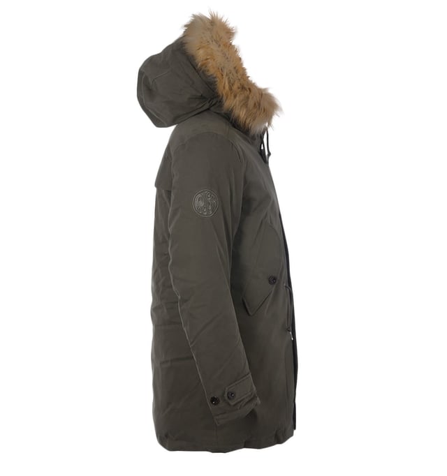 Men s Pretty Green Somme Parka in Khaki