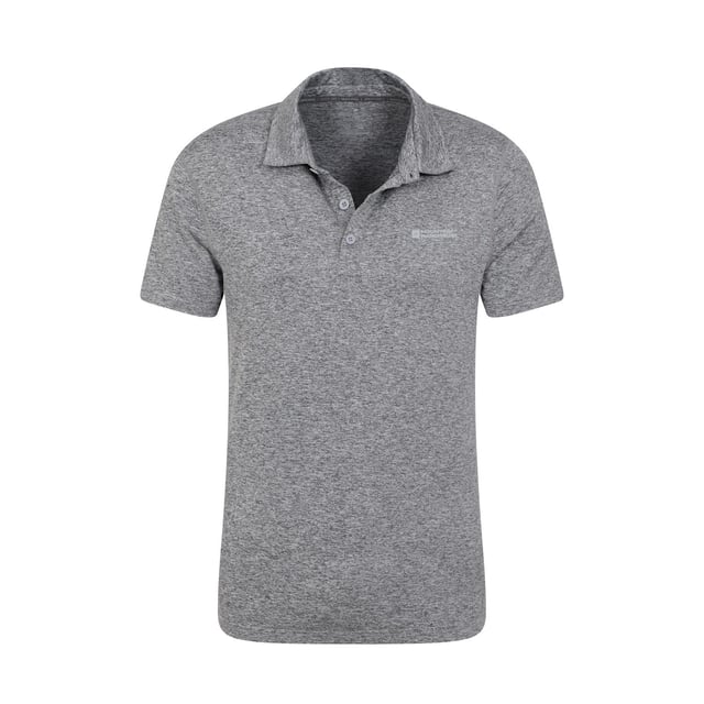 92% Polyester, 8% Elastaan. Ontwerp: Logo. Mouwtype: Korte mouwen. Halsuitsnijding: Omgeslagen kraag. Stof Technologie: Ademend, IsoCool, Lichtgewicht, Vochtafvoerend, Sneldrogend. 3 knopenlijst. Zonneschatting: UPF 50+.