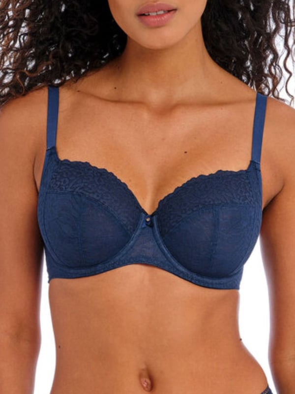 Freya Catwalk Underwired Side Support Bra. Four piece cup with side support for great uplift and forward projection. This product is recommended as hand wash only.