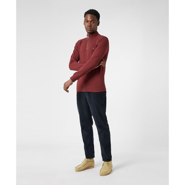 Farah quarter zip sweatshirt clearance