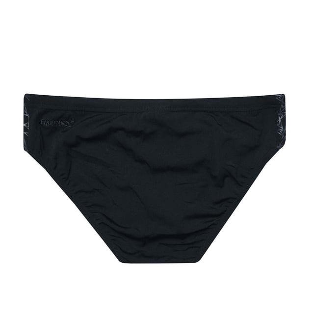 Speedo Boomstar Splice 7 cm zwembroek voor heren, zwart en grijs