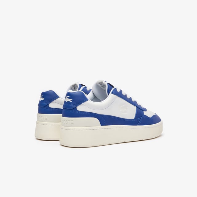 • Court sneakers • Premium leather upper • Suede heel tab • Mesh lining • Vintage cotton laces • Embossed vintage crocodile details • Rear TPU piece with Lacoste branding • Smooth rubber outsole.