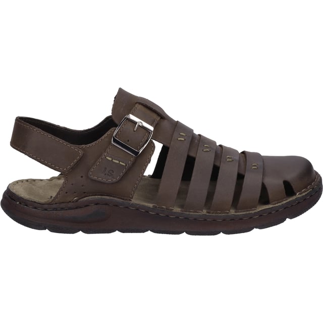 La fina proporciona estabilidad. El hebilla elegante permite un ajustar fácilmente de la anchura. La precisa costura a mano también convence por su calidad. Con el ancho de zapato G nuestras sandalias ofrece gran amplitud. El modelo Maverick 21 es el compañero perfecto para sus momentos de ocio.