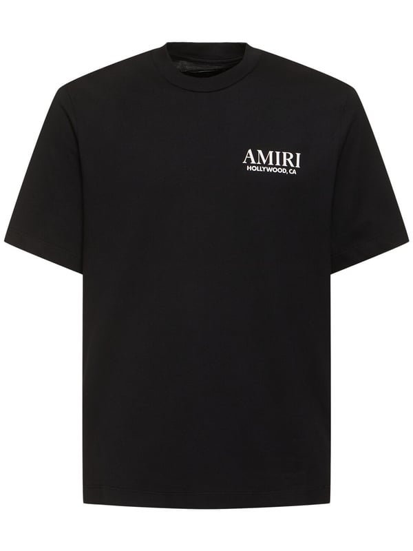 Paying homage to the Arts District of Los Angeles, Amiri's Bones Stacked T-Shirt is the perfect addition to your core staples. Expertly crafted in Italy from the finest jersey, this regular fit t-shirt for men is ideal for everyday wear, whether meeting friends for a night out, a day in the city, a walk in the part or a lazy weekend at home