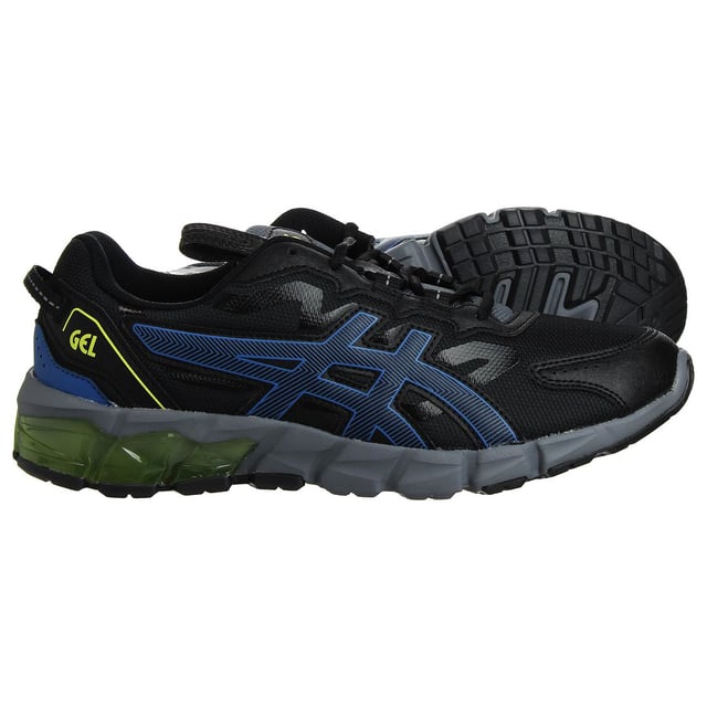 The Asics Gel-Quantum 90 GS Kids Black Trainers are an excellent choice for young athletes and active kids who require comfort, support, and durability during their activities. Here's a detailed description with key features:

 Youthful Design:  The Gel-Quantum 90 GS trainers by Asics are designed with kids in mind, featuring a youthful and sporty design that appeals to active youngsters.

 Quality Materials:  Asics is known for using high-quality materials in their footwear. These trainers are typically constructed from durable and breathable materials, ensuring both longevity and comfort.

 Classic Black Color:  The trainers come in a classic black color with subtle accents, offering a versatile and stylish look that pairs effortlessly with various athletic and casual outfits.

 Gel Cushioning Technology:  These trainers often incorporate Asics' signature Gel cushioning technology in the heel, providing excellent shock absorption. This technology reduces the impact on joints and ensures a smooth and comfortable ride, which is particularly important for kids who are always on the move.

 Adjustable Closure:  Kids' trainers usually feature an adjustable closure system, such as hook-and-loop straps or elastic laces, making them easy for children to put on and take off and ensuring a secure fit.

 Padded Collar and Tongue:  To ensure comfort and prevent chafing, the trainers come with a padded collar and tongue, enhancing the overall wear experience for active kids.

 Breathable Upper:  The upper of the shoes is typically made from a breathable mesh material, promoting airflow and reducing moisture buildup inside the shoe, which is crucial for keeping young feet comfortable and dry.

 Durable Outsole:  The outsole is designed to provide excellent traction and durability, ensuring grip and stability during various activities.