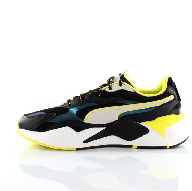 Puma RS-X3 x Emoji Black Lace Up Mens Trainers 374819 01