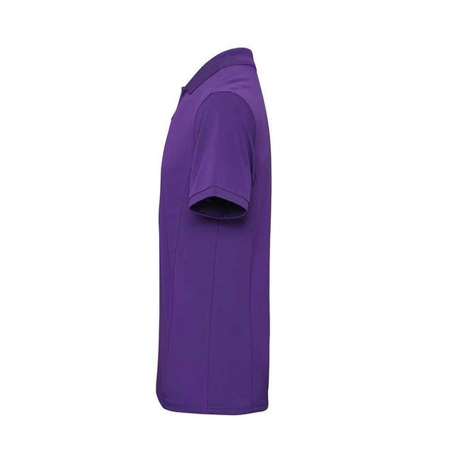 Pflegeleichtes Material. Schnelltrocknend. Leicht betonter Schnitt. Gestrickter Sprung Kragen und Ärmelbündchen. Knopfleiste mit 3 Knöpfen. Seitliche Einsätze. WRAP-zertifiziertes Produkt. Materialien: 100% Coolplus Polyester.