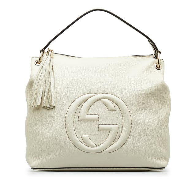 Vintage Gucci Large Soho Satchel White