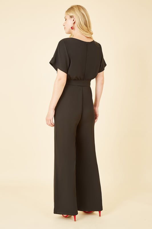 Mela london tie sleeve jumpsuit top