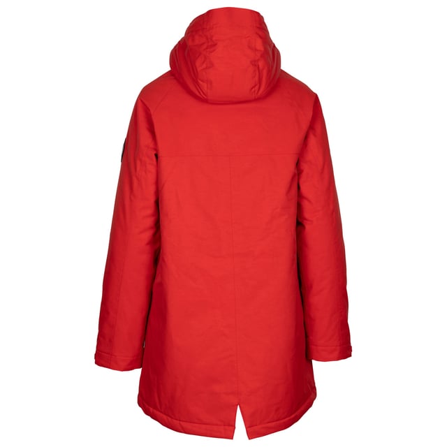 Gewebetechnik: DLX. Außenmaterial (%): 61% Baumwolle, 39% Polyamid. Außenmaterial: TPU Membran. Futtermaterial (%): 100% Polyamid. Design: Abzeichen, Unifarben. Durchgehender Reißverschluss, Mit wasserabweisendem Reißverschluss. Schlitz im Saum hinten, Wattiert. Länge: Lang. Füllmaterial (%): 100% Polyester. Taschenart: Zwei Innentaschen, Zwei Taschen unten, Klappenverschluss. Kapuzenmerkmale: anpassbar, Mit Reißverschluss trennbar. Mit Kapuze. Langärmlig. XXS: 78,74 cm. XS: 81,28 cm. S: 86,36 cm. M: 90,17 cm. L: 96,52 cm. XL: 102 cm. XXL: 107 cm.