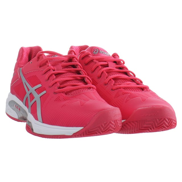 Asics Gel Solution Speed 3 Clay Womens Pink Padel Trainers