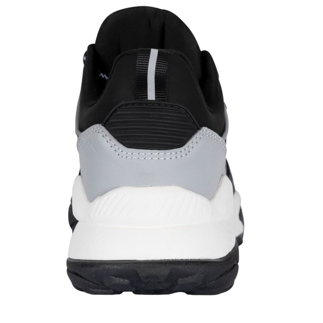 Upper: PU (Polyurethane), Textile. Lining: Textile. Insole: Moulded. Outsole: Durable, Phylon, Rubber, Traction Grip. 1 Eyelets. Fabric Technology: DLX, Waterproof Membrane. Breathable, Padded Collar, Pull Tab. Flat. Cut: Low Cut. Design: Contrast, Text. Toe Style: Round. Fastening: Lace Up, Loop.