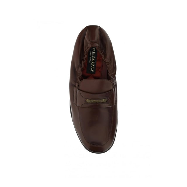 Dolce & Gabbana Leather Leopard #dgfamily Loafers Shoes