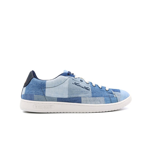 Le Coq Sportif Arthur Ashe De Nimes Mens Blue Trainers