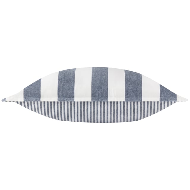 Elevate any outdoor space with the Hayle Cotton Outdoor Cushion, designed for both comfort and style. Crafted from soft-touch material treated for outdoor use, this cushion effortlessly blends durability with style. Its reversible striped design, featuring broad lines on one side and narrower ones on the other, allows for seamless transformations of outdoor settings. The water-resistant properties ensure resilience through every season, offering functionality without compromising aesthetics. Perfect for those seeking timeless, natural materials that enhance the ambiance of outdoor environments.