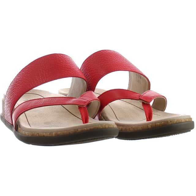 Red vionic flip discount flops