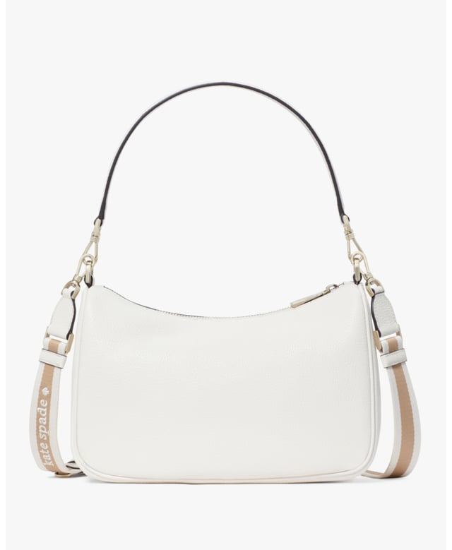 Emma Pebbled Leather Medium Shoulder Bag,  Length: 8.10 Cm,  Width: 27.00 Cm,  Height: 17.00 Cm