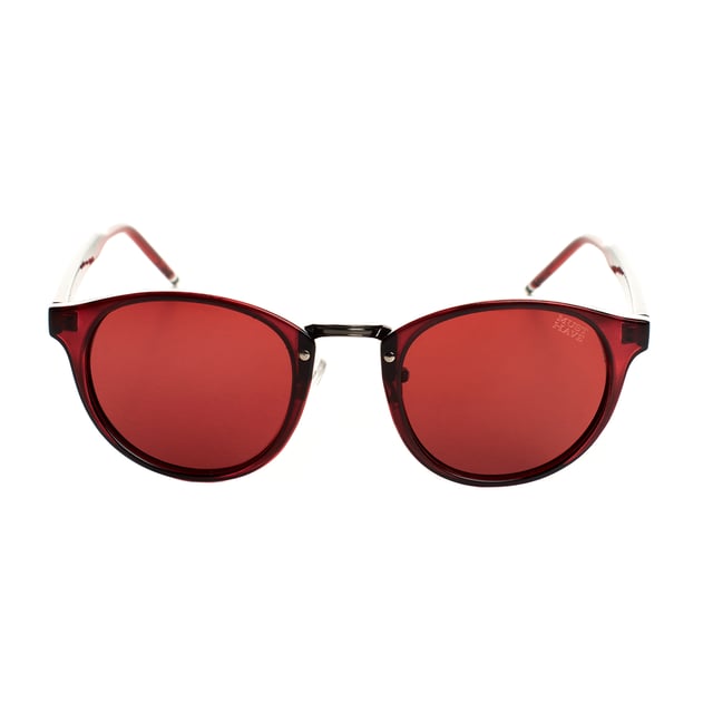 Must Have unisex sunglasses with a round design and acetate frame, perfect for an elegant and sophisticated style.

 Equipped with UV 400 protection polarized lenses, they block 100% of UVA and UVB rays, providing clear vision and reducing glare in bright environments.

 The round shape provides a vintage and versatile touch, ideal for complementing any look.

 They include the Must Have logo engraved on the temples and on one of the lenses, adding a distinctive detail.

 They come with a soft cleaning cloth to keep your lenses spotless and a protective case to store them safely.

 Perfect for complementing any look, these glasses are ideal for those looking for protection and style in one piece.
 Measures: Lens height: 47 mm, Lens width: 54 mm, Bridge: 15 mm, Temples: 135 mm
 Composition: Acetate, Aluminum
 Care:
- Wash only with water or, if necessary, a mild soap.
 - Dry with a soft cloth to avoid scratches.
 - Avoid contact with harsh surfaces or abrasive liquids.