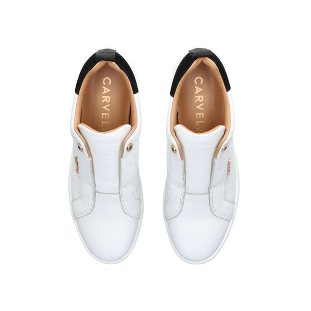 Carvela Leather Connected Laceless Sneakers