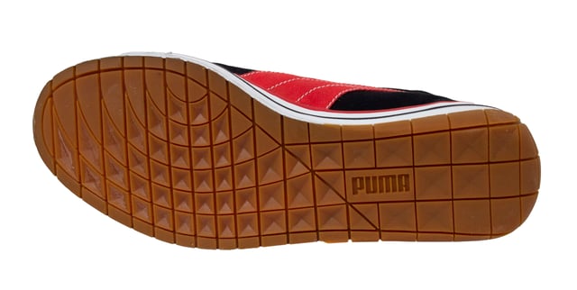 Puma 917 Lace Up Mens Black Red Textile Low Trainers 345391 30