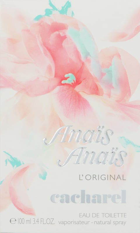 Cacharel design house launched Anais Anais in 1978 as a goddess of legendary soft beauty and elegant charms with this deliciously light floral fragrance. Anais Anais notes consist of mandarin, jasmine, vanilla, orange, flower fruits, hyacinth, bergamot, lily of the valley, cedarwood, sandalwood, amber and oakmoss.