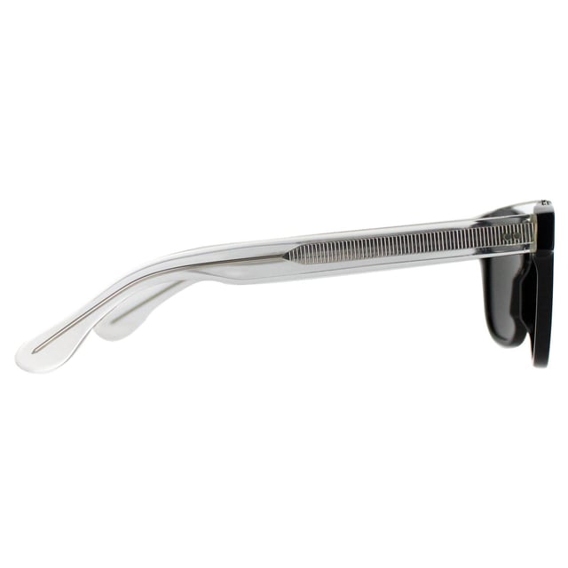 Cutler and Gross Round Mens Silver Black Crystal Grey 1297  Sunglasses are a harmonious blend of luxury and functionality. The distinctive oversized round frames exude elegance and confidence, while the high quality Italian acetate ensures durability and comfort. Whether lounging by the beach or strolling through the city, these sunglasses elevate your look with unparalleled refinement and undeniable allure.