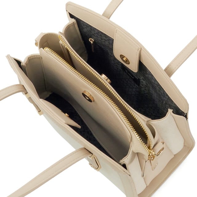 Thoughtfully designed with convenient top handles and a detachable crossbody strap, Dorris offers multiple styling options. With a handy central zip-up pocket, two easy-to-access side compartments, magnetic fastenings and gold-tone hardware, this versatile tote is the perfect pick for days in the office and weekends away.