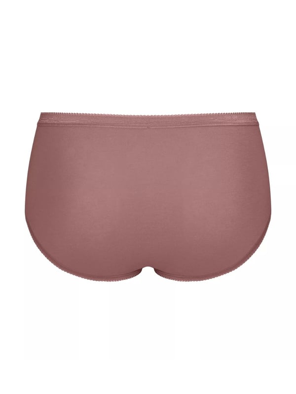 Midi Slip für Frauen im praktischen 4er Pack von der Marke Sloggi. Einfarbige Shorts mit kleiner Spitze am Bund und Beinabschluss. Hoher Tragekomfort und perfekte Passform.