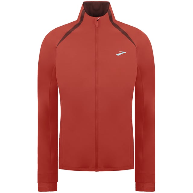 The Brooks Fusion Women's Hybrid Running Jacket blends performance and style, offering the perfect balance of weather protection, mobility, and comfort. Designed for unpredictable conditions, this jacket is ideal for runners who want to stay comfortable without compromising on performance.

Key Features:
Manufacturer Colour:

Copper/Run Raisin

Hybrid Construction:

A combination of windproof and water-resistant panels with breathable, stretchy knit fabric for flexibility and comfort.


Weather Resistance:

Windproof zones block chilly gusts, while the durable water-repellent (DWR) finish protects against light rain and moisture.


Lightweight Insulation:

Strategically placed insulation provides warmth without adding bulk, ideal for layering or standalone use.


Breathable Panels:

Ventilated sections ensure excellent airflow, keeping you dry and comfortable during high-intensity runs.


Ergonomic Fit:

Tailored specifically for a womans silhouette with an athletic cut that enhances freedom of movement.


Convenient Storage:

Features secure zippered pockets for stashing essentials like keys, phone, or energy gels.


Adjustable Elements:

Elasticated cuffs and a drawcord hem offer a snug fit, locking out cold air for added warmth.


Reflective Accents:

Strategically placed reflective details enhance visibility in low-light conditions, improving safety during early or late runs.


Stylish Design:

Rich brown color with subtle detailing for a sleek, modern look that transitions seamlessly from workout to casual wear.



Stay protected and comfortable during your outdoor adventures with the Brooks Fusion Women's Brown Hybrid Running Jacketâ€”crafted for runners who embrace all-weather performance.