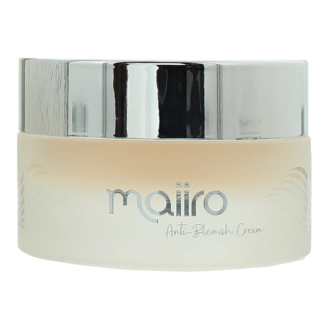 Maiiro Anti-Blemish Cream is an all-natural solution for troubled, blemish prone and irritated skin. This cream has a lightweight, fragrance free formula that helps to soothe and rehydrate irritated skin.