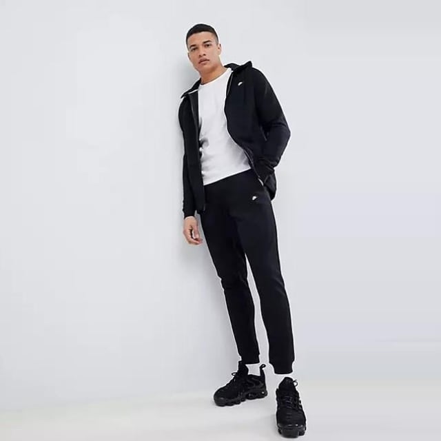 Nike Mens Modern Tracksuit Full Set Black