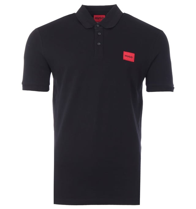 Upgrade your wardrobe essentials with the Logo Patch Sustainable Polo Shirt from the HUGO/b> Clean up your Act collection. Crafted from pure sustainably sourced African cotton pique, cut to a slim fit. Featuring a three button placket, classic spread collar with thick ribbed detailing and short sleeves with ribbed cuffs. Finished with the iconic red HUGO logo patch embroidered at the chest.Cotton made in Africa - an initiative of the Aid by Trade Foundation, one of the world\'s leading standards for sustainably produced cotton.Slim Fit, Sustainably Sourced Cotton Pique, Thick Ribbed Detailed Collar, Three Button Placket, Short Sleeves with Ribbed Cuffs, HUGO Branding. Style & Fit:Slim Fit, Fits True to Size. Composition & Care:100% Cotton, Machine Wash.