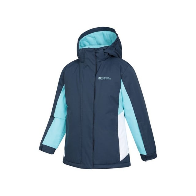 Lining: Fleece. Design: Contrast, Logo. Fabric Technology: Durable, DWR Finish, Snowproof, Water Resistant. Cuff: Elasticated, Touch Fastening Tab. Neckline: Hooded. Insulated, Snowskirt. Sleeve-Type: Long-Sleeved. Hood Features: Adjustable, Grown On Hood. Pockets: 2 Side Pockets, Zip, 1 Internal Pocket. Fastening: Full Zip, Stud, Touch Fastening. 2-3 Years: 22 in. 3-4 Years: 22.5 in. 5-6 Years: 24 in. 9-10 Years: 28.5 in. 13 Years: 33 in. 7-8 Years: 26 in. 11-12 Years: 31 in.