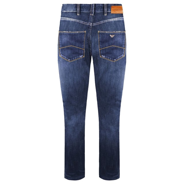 Armani Jeans J06 Slim Fit Womens Dark Blue Denim Jeans 6Z1J06 1D0WZ 0941