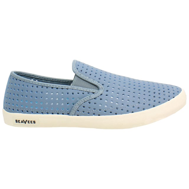 Seavees Baja Portal Slip-On Blue Nubuck Leather Mens Shoes BAJA_PORTAL_AM_BLUE