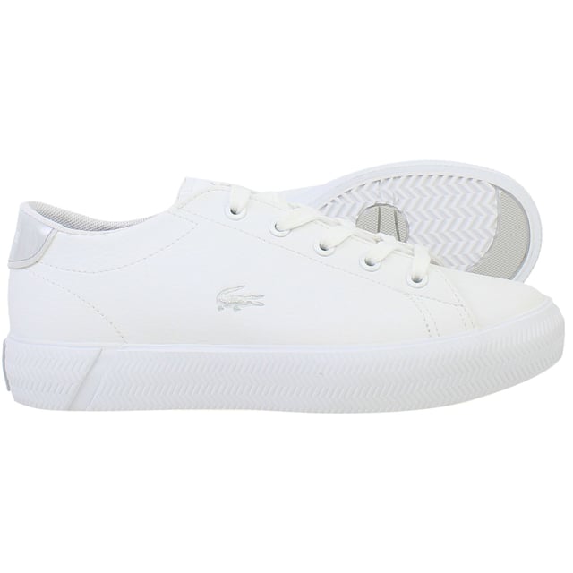 The Lacoste Gripshot 223 1 JD Kids White Trainers offer a stylish and durable option for active kids. Combining classic Lacoste design with a playful twist, these trainers are perfect for school, playtime, or casual outings.
Â 
Key Features:
Durable Canvas Upper: 

Lightweight and breathable, providing comfort and durability for daily wear.


Iconic Lacoste Branding: 

Features the signature crocodile logo on the side and subtle detailing for a stylish, sporty touch.


Cushioned Insole: 

Ensures all-day comfort and support for growing feet, ideal for active lifestyles.


Padded Collar and Tongue: 

Enhances comfort and provides a secure, snug fit around the ankle.


Rubber Outsole: 

Offers excellent grip and durability, making these trainers suitable for various surfaces.


Classic Lace-Up Design: 

Allows for an adjustable and secure fit to accommodate growing feet.


Timeless White Colorway: 

A versatile and clean design that pairs effortlessly with school uniforms, sportswear, or casual outfits.


Â 
The Lacoste Gripshot 223 1 JD Kids White Trainers are a practical and stylish choice for kids who need dependable footwear for both play and everyday activities, all while maintaining a classic look.
Â 
Â 
Â 