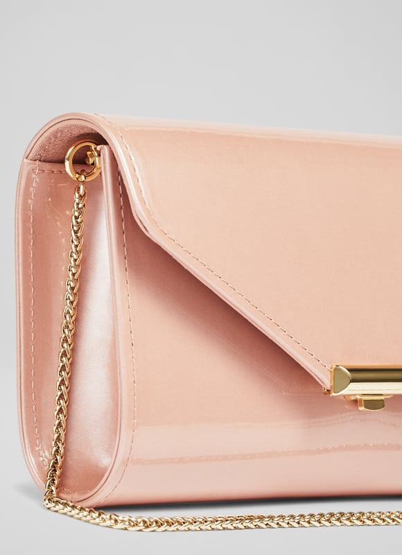 LK Bennett Lucy Clutch Pink