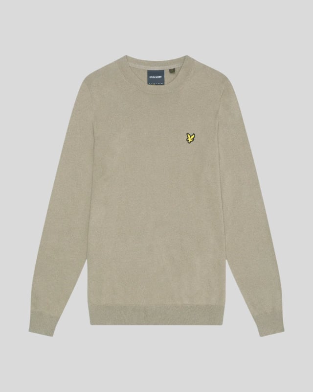 Katoenen Merino Crew Neck Trui