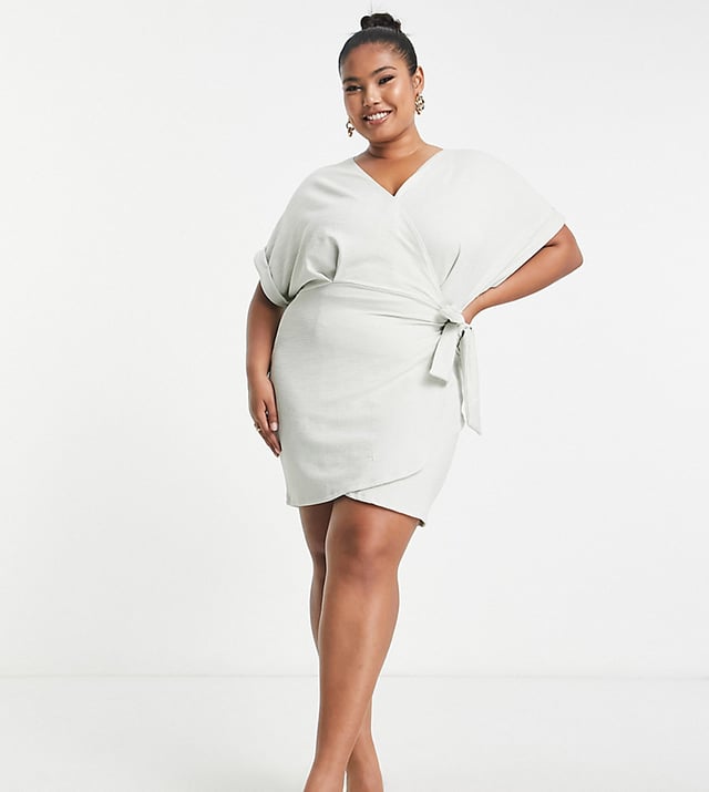 Wrap hotsell dress plain