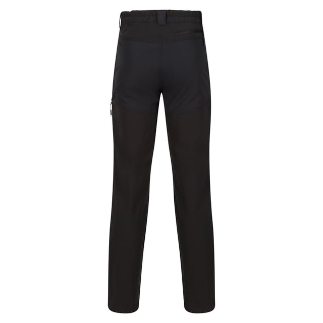 Material: Elastane, Polyester. Fabric: Stretch. Design: Logo. Fabric Technology: Isoflex, Water Repellent, Wind Resistant. Belt Loops, Side Zip Ankles, Ventilation Panels. Pockets: 2 Side Pockets, 1 Back Pocket, 1 Thigh Pocket, Zip. Waistline: Part Elasticated. Weatherproof.
