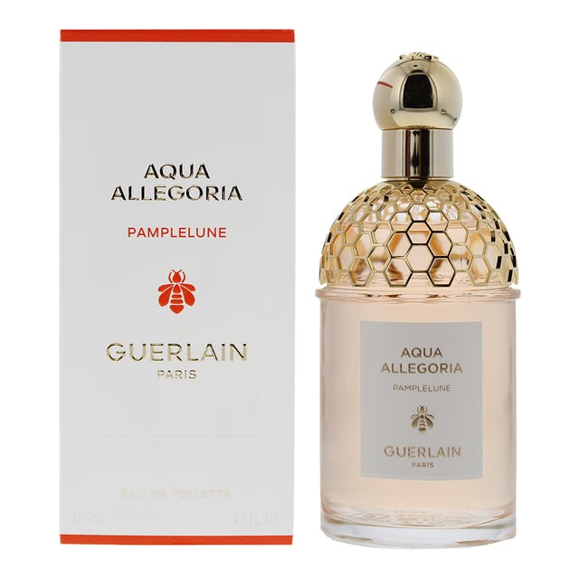Aqua Allegoria Pamplelume is a Citrus fragrance for women, which was created by Jean-Paul Guerlain and Mathilde Laurent and launched in 1999 by Guerlain. The fragrance contains top notes of Grapefruit, Bergamot; middle notes of Cassia, Petitgrain and Neroli; and base notes of Patchouli and Vanilla. The scent is a really fresh one, with a delicious, slightly sweet side to it, all balanced by the Patchouli in the base. This is ideal for the summer months.