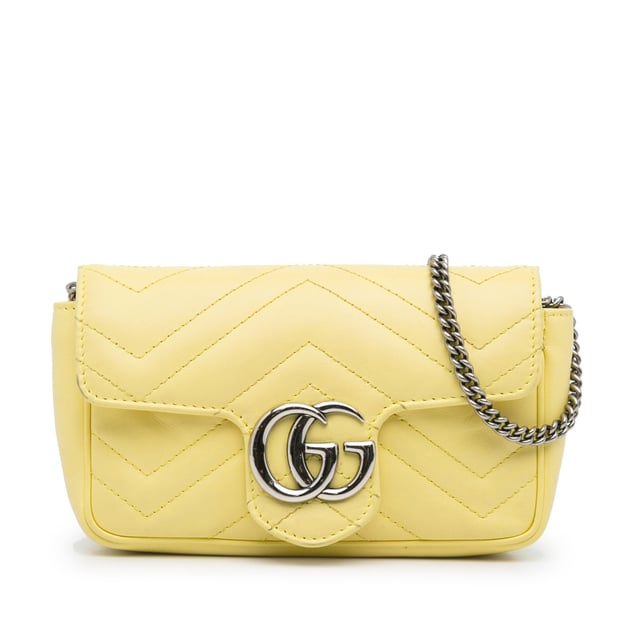 Gucci gg closure leather chain crossbody discount