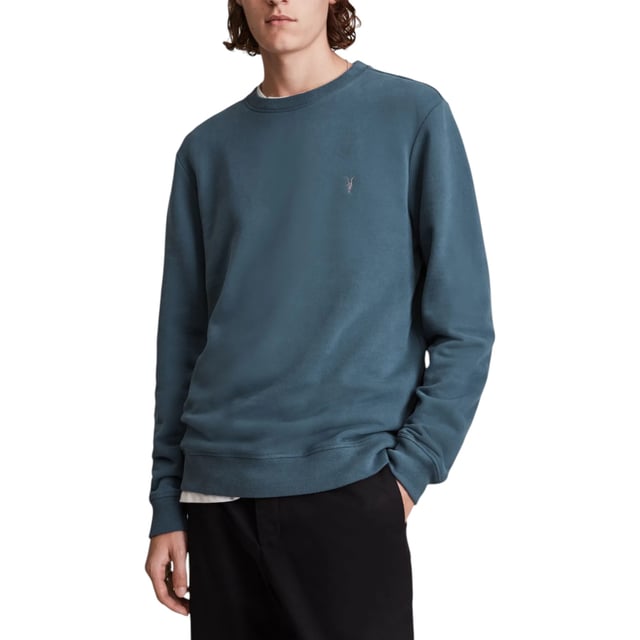 ALL SAINTS Men's SweatshirtT
Style Name: Raven
100% Cotton
Made In India
Relaxed Fit
Ramskull On The Chest
Extra Soft Finish
Crew Neck
Long Sleeve
Ribbed Neck, Hem And Cuffs
Colour: Teal Blue, Navy, Maroon, Brown, Black, Beige
Machine Washable ( Please See Care Label )