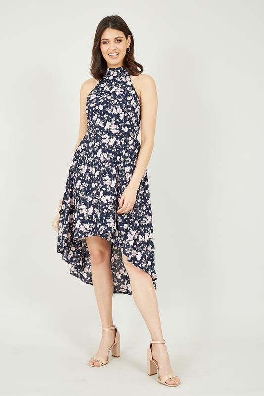 Mela navy dress store