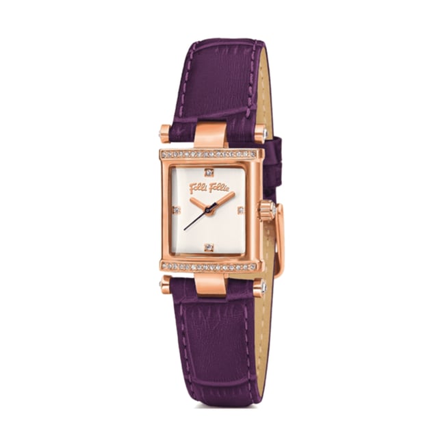 FOLLI FOLLIE WF13B037SSL Uhr Frau Quarz• Material: Edelstahl• Glas: Mineral• Armband: Leder• Farbe: Rosegold• Wasserbeständigkeit: 0 m (0 ATM)• Gehäusegröße: 18 mm